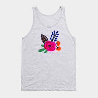 Bold boho flower blooms Tank Top